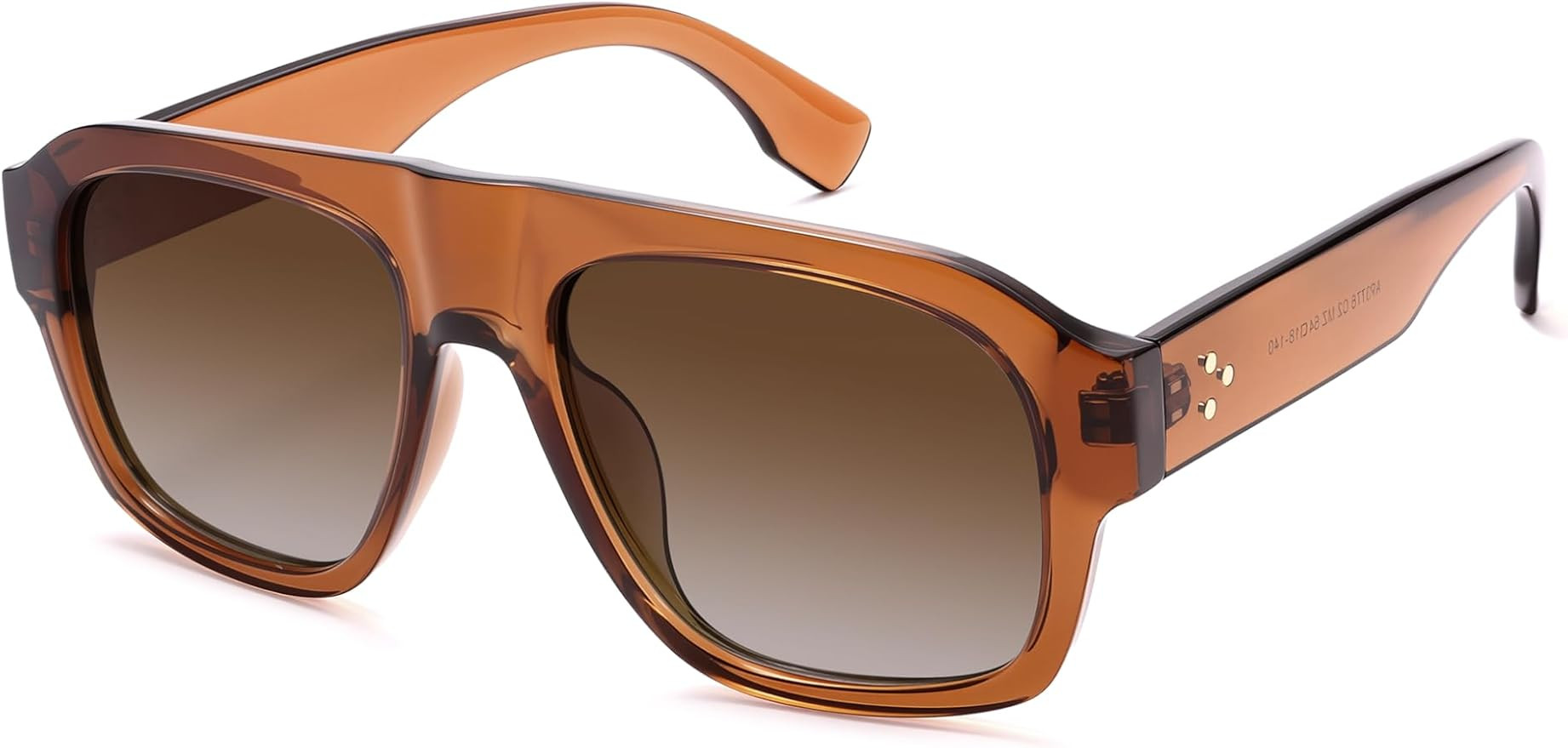 Oversized Polarized Aviator Sunglasses for Women Men, 70s 80s Square Shades Trendy Aviators AP377... | Amazon (US)