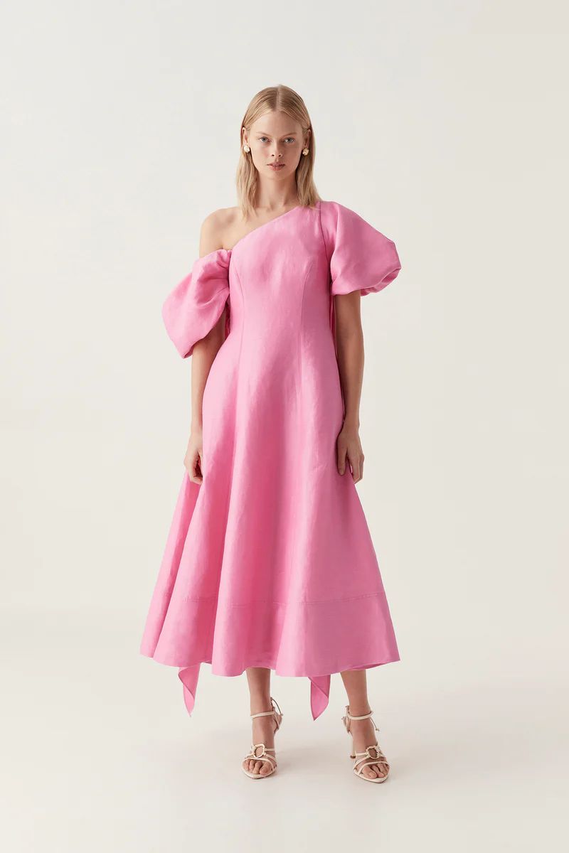 Arista Tulip Sleeve Midi Dress | aje. (US, UK, Europe, ROW)