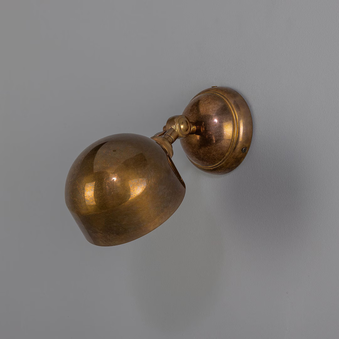 San Jose Vintage Adjustable Brass Picture Light | Etsy (US)