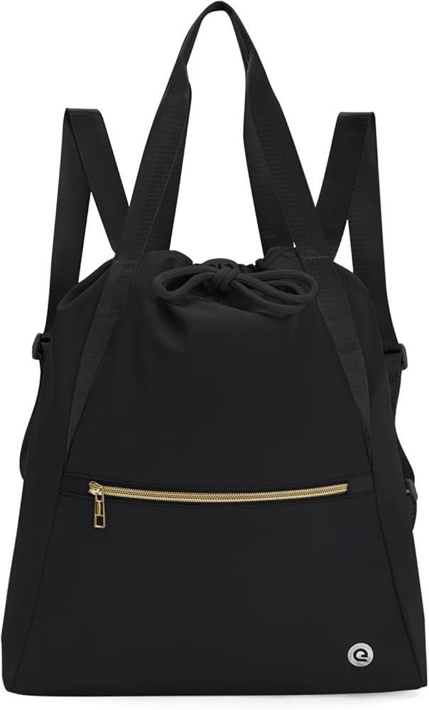 Ceneda Drawstring Backpack String Bag for Women Men Water Resistant Drawstring Bags Gym Sack with... | Amazon (US)