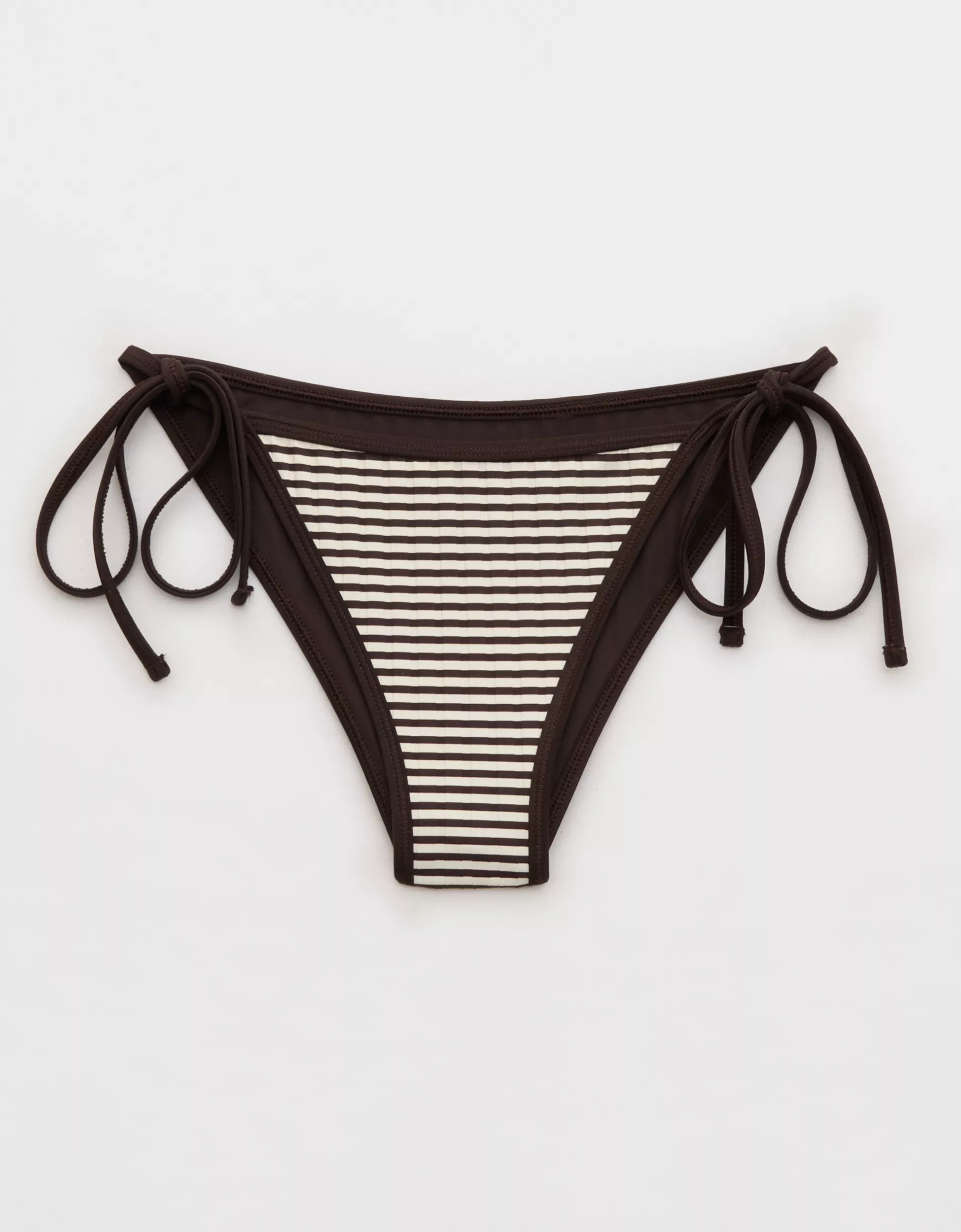 Aerie Ribbed Cheekiest Side Tie Bikini Bottom | American Eagle Outfitters (US & CA)