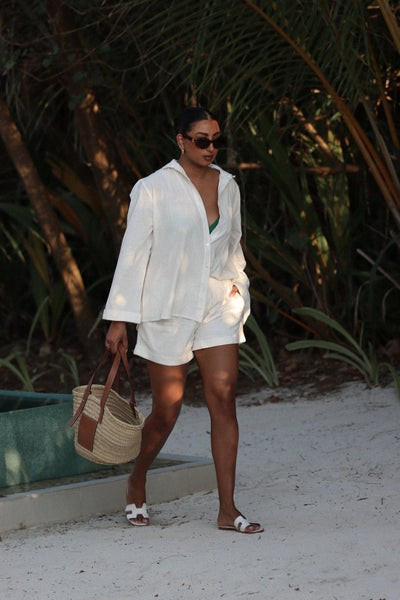 Belle Boxy Linen Shirt | Pretty Lavish (UK)