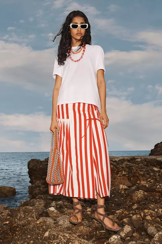 LIMITED EDITION 2-PACK OF STRIPED NECKLACES | Zara US