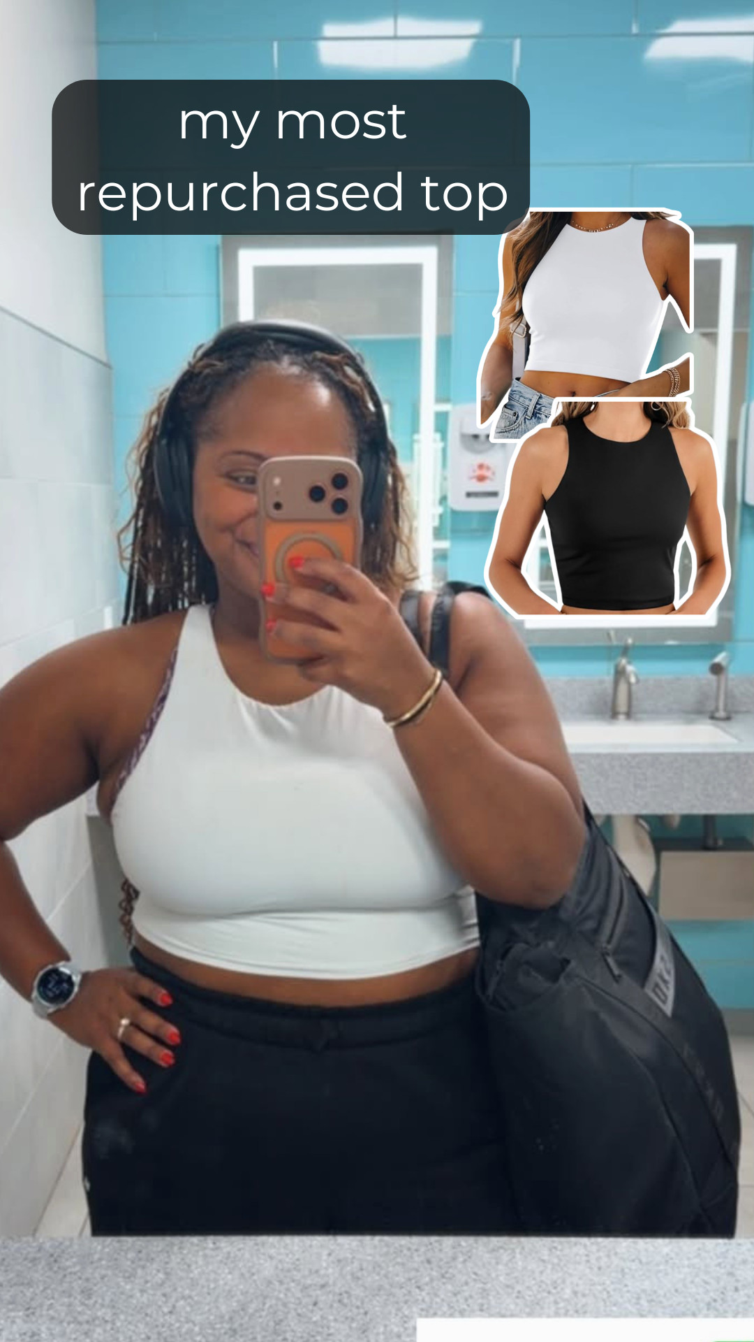 This is probably my most repurchased Amazon top. I wear it for everything from workouts to everyday errands.

Wearing an XL! 

 #LTKfitnessgoals #LTKActive #LTKMidsize