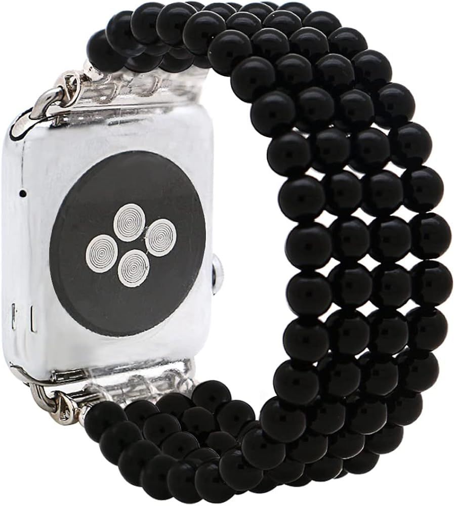 KAI Top Beaded Bracelet Compatible with Apple Watch Band for Women Girls, Fashion Natural Stone A... | Amazon (US)