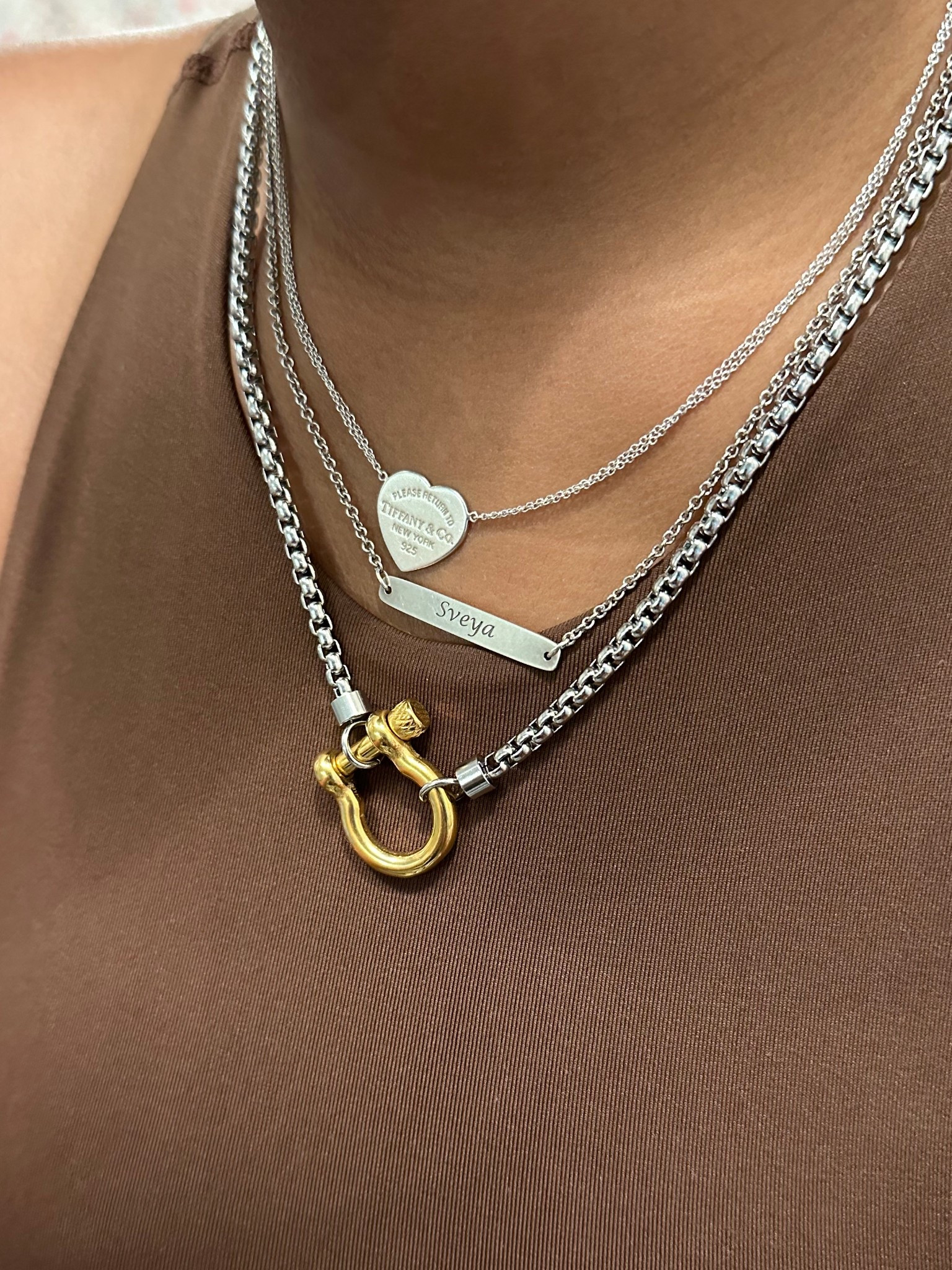 custom name plate from jamesavery! my more recent silver has been sourced from Thailand 