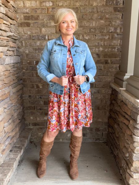 Wearing small dress & jacket.
Fall dress
Boots
Denim Jacket
Fall outfits
Concert outfit
Country concert
Family photos 
Petite 



#LTKstyletip #LTKfindsunder50 #LTKshoecrush