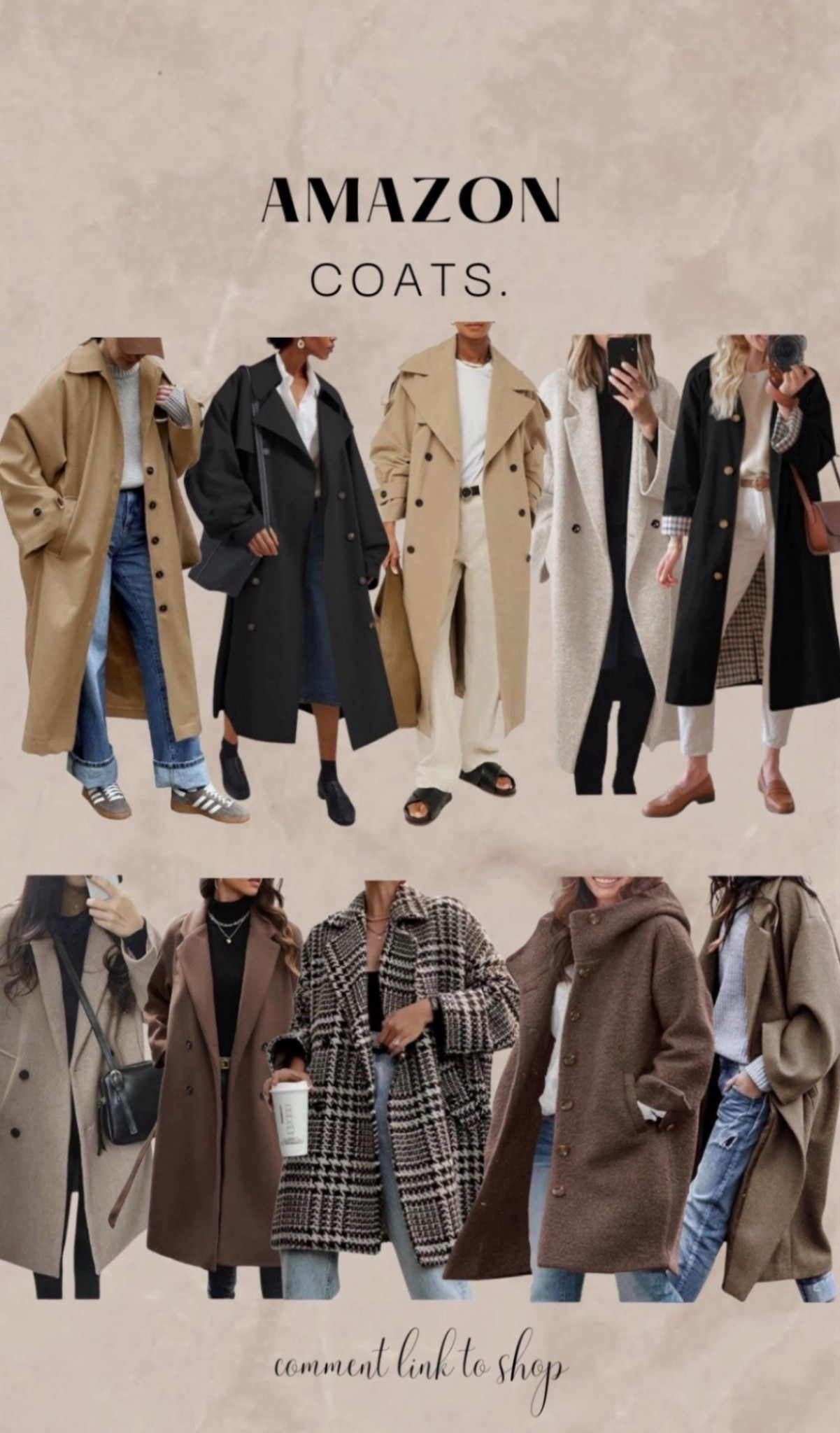i've done the work for you and put together all the trending styles for fall / winter 2025/26

not to call personal favorites but the plaid lining in the trench coat is too beautiful 🍂🤤 

oversized, cozy, warm.. here you go.  enjoy shopping !

#outerwear #longcoat #oversizedcoat #coats #amazoncoats