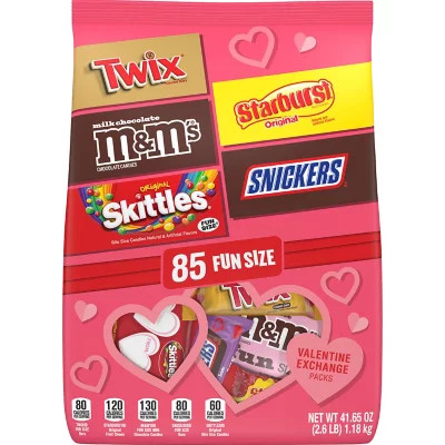 Mars Mixed Valentine's Day Candy, Variety Pack, Fun Size, 85 ct. | Sam's Club