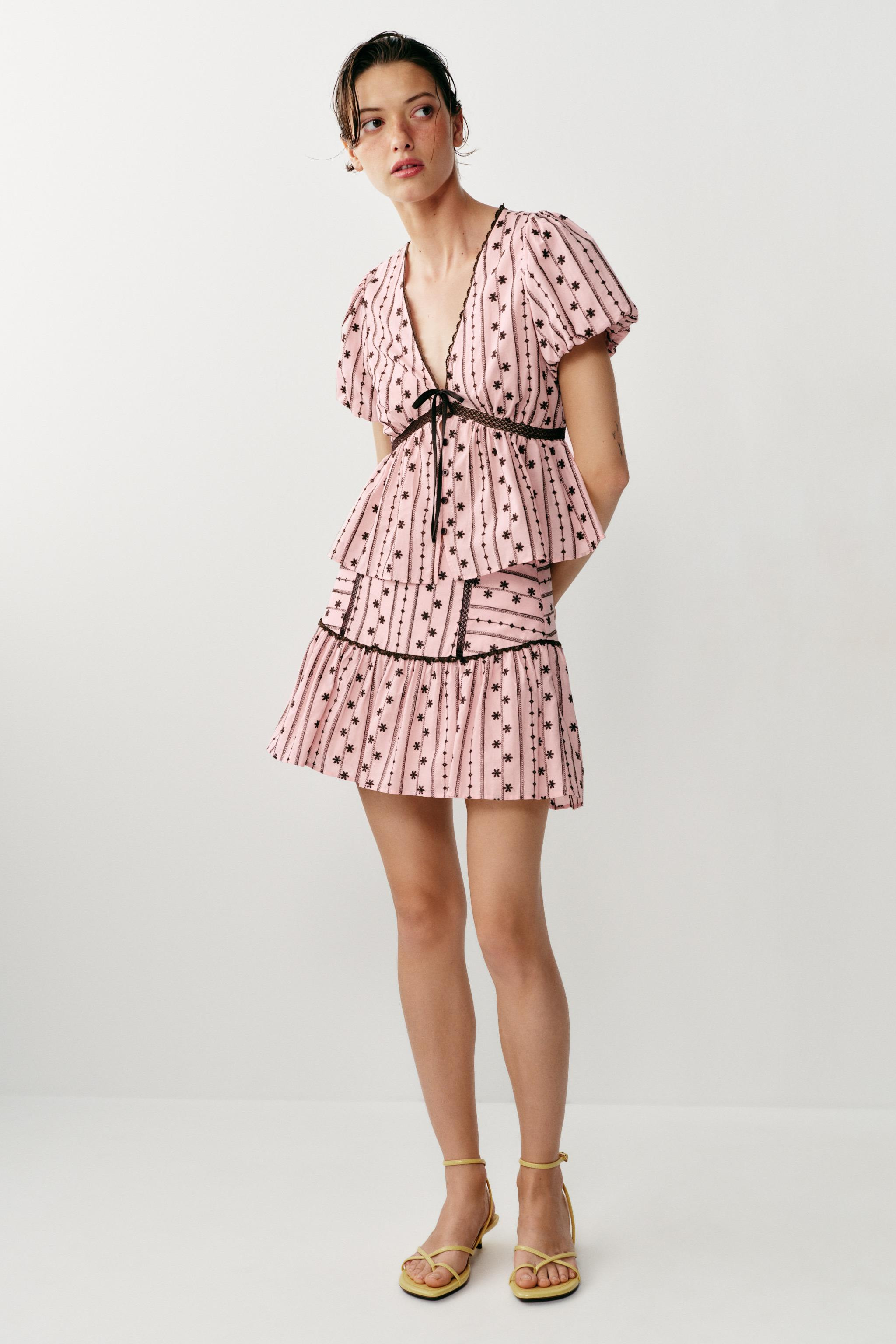 EMBROIDERED SKORT | Zara US