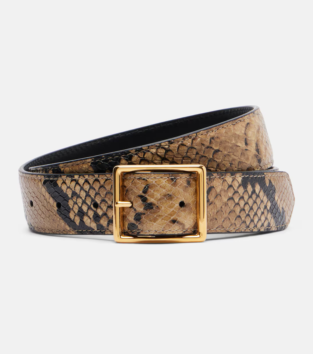 Gabriele snake-print leather belt | Mytheresa (US/CA)