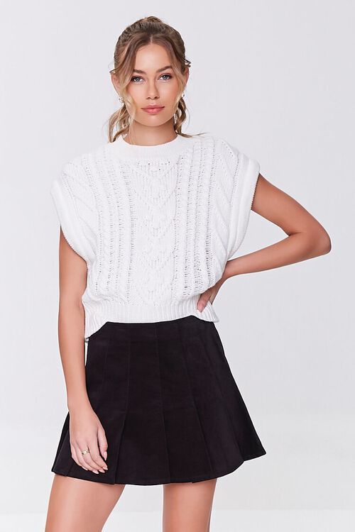 Velveteen Pleated Mini Skirt | Forever 21 (US)