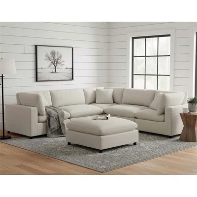 Modular 6-Piece Sectional with Plush Comfort and Durable Design for Versatile Home Living | Wayfair North America