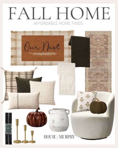 Fall home from Target!  

Affordable home decor | layering rug | runner | swivel chair | throw pillows | neutral home decor

#LTKSeasonal #LTKfindsunder100 #LTKhome