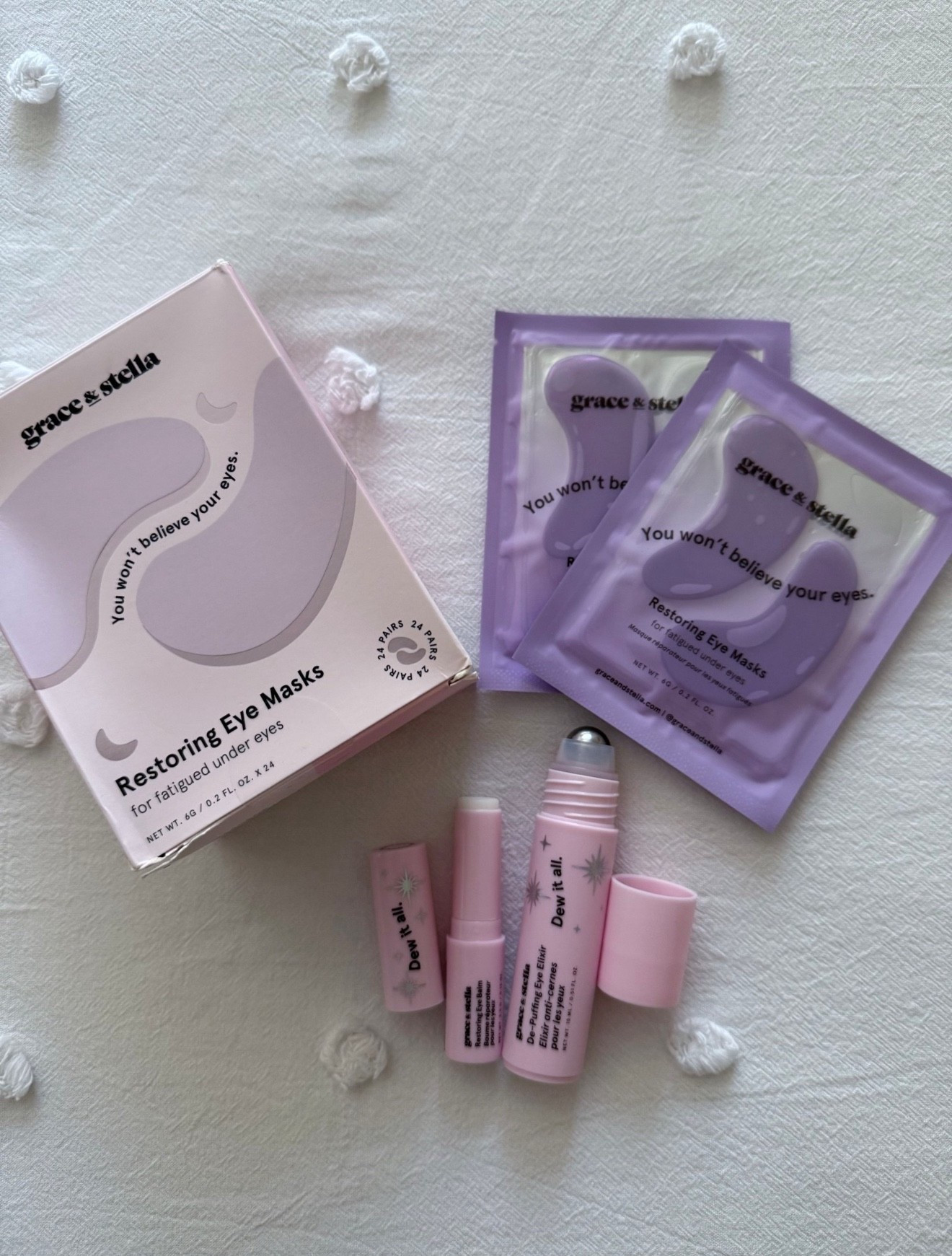 Affordable eye products from Grace & Stella. These will make great stocking stuffers for any woman. 


Beauty gifts, gifts for her, Christmas gifts, gifts for teen girls, birthday gifts for women, travel essentials 
Eye mask, eye cream, eye roller, grace & Stella eye products, Amazon beauty finds 

#LTKBeauty #LTKSaleAlert  #LTKSeasonal

#LTKGiftGuide #LTKHoliday #LTKCyberWeek
