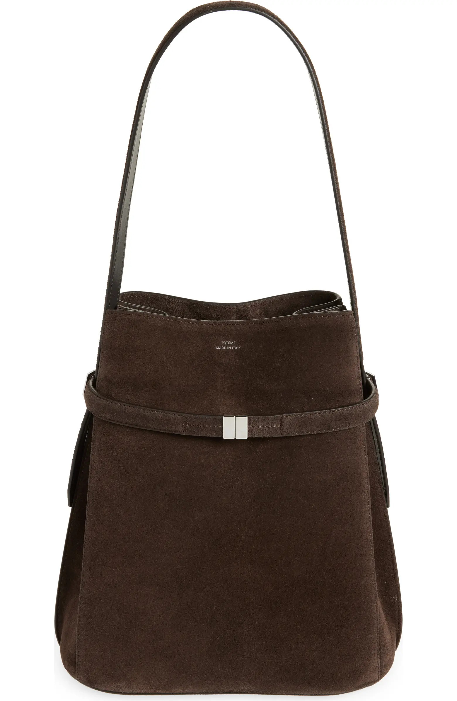 TOTEME Belted Suede Bucket Bag | Nordstrom | Nordstrom