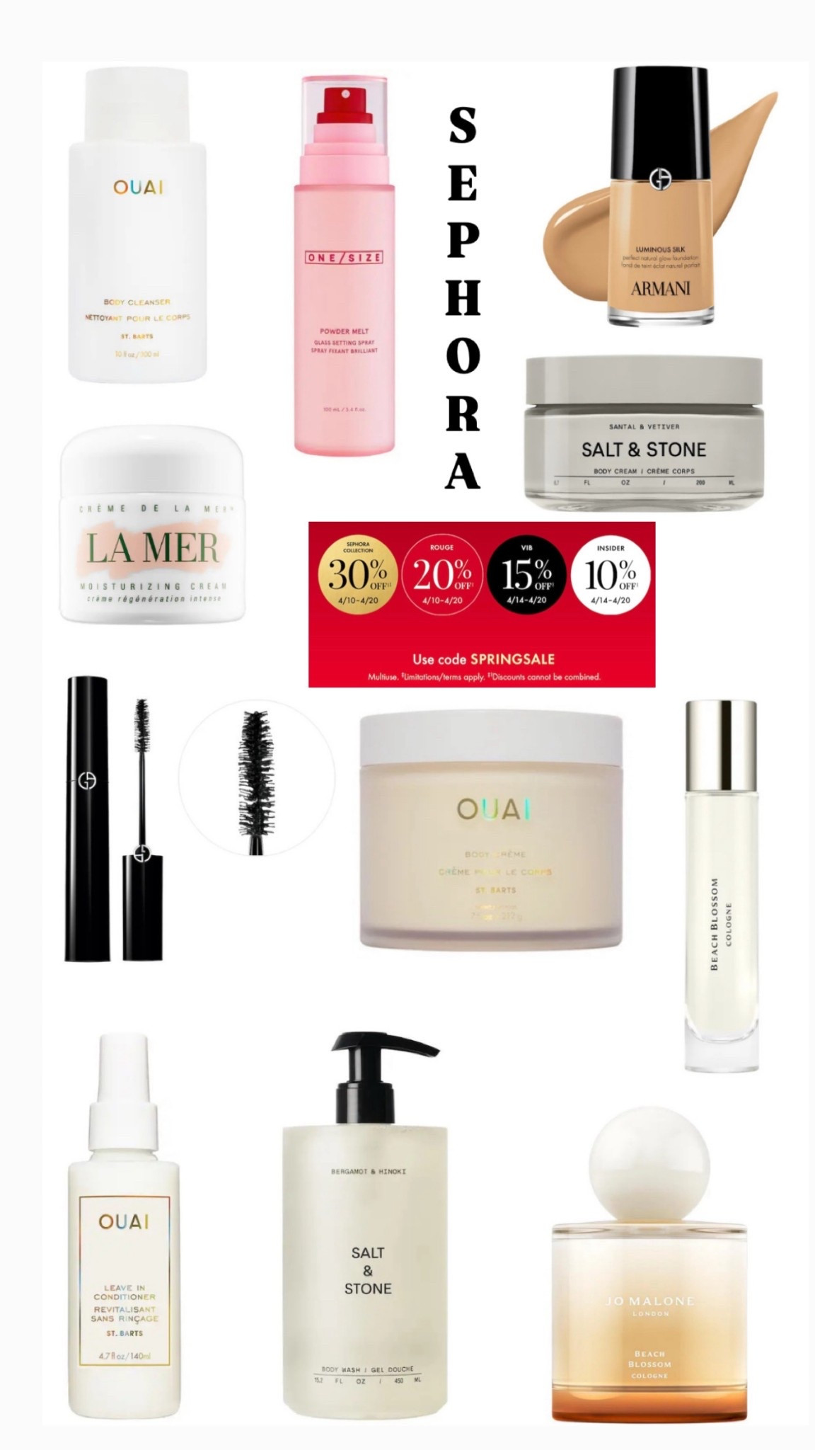 My favorites and new things I’m trying from Sephora! Use code SPRINGSALE at checkout! 

#LTKselfcare #LTKSaleAlert #LTKmorningroutine