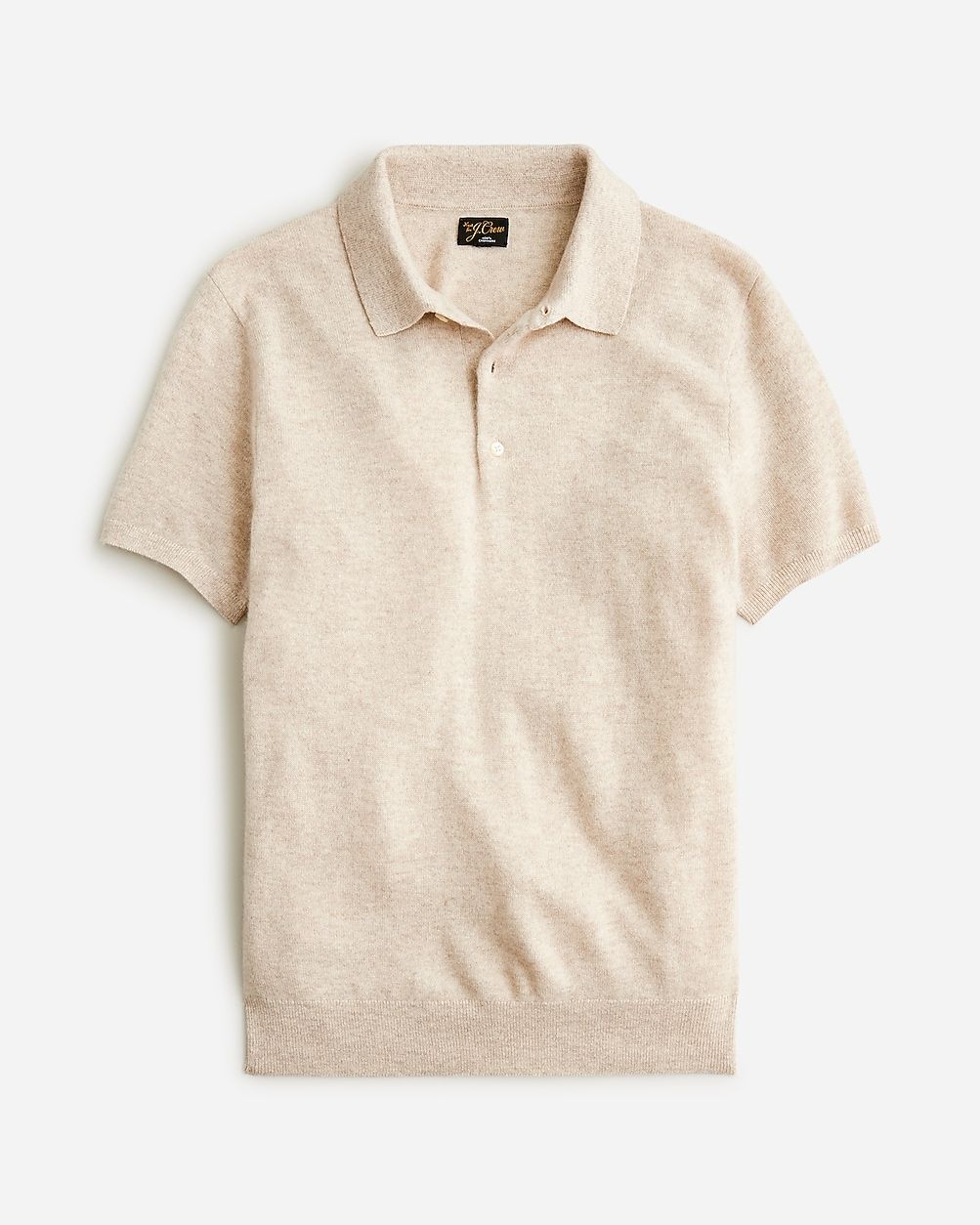 Cashmere short-sleeve sweater-polo | J.Crew US