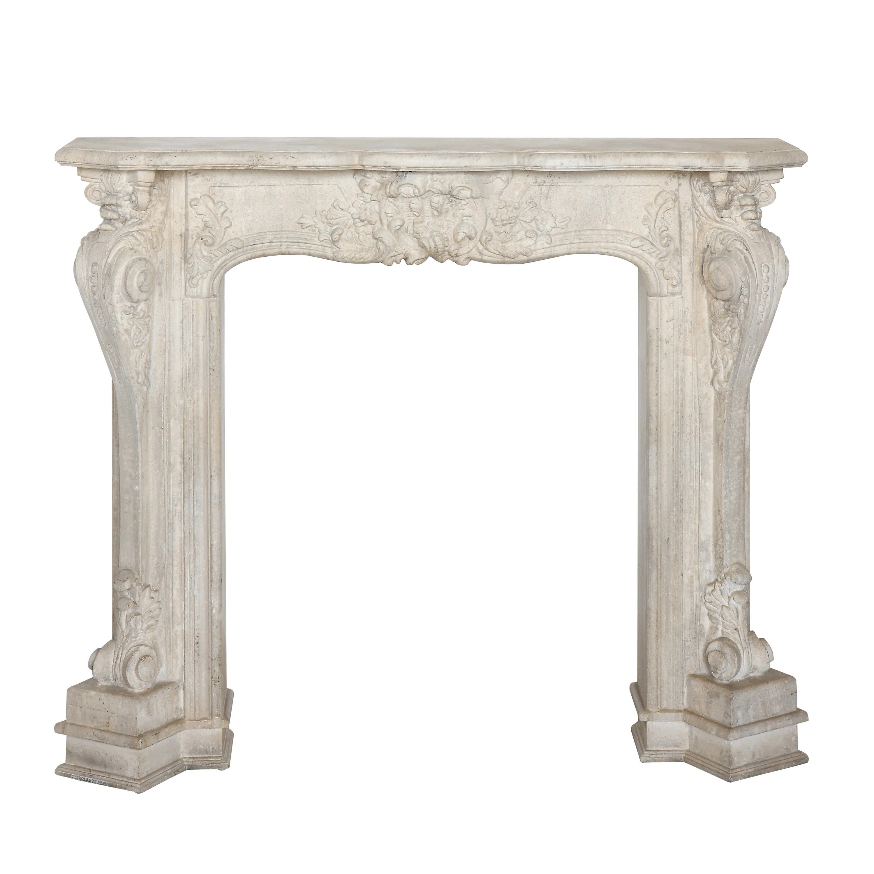 One Allium Way® Sarvis Ornate Decorative Fireplace Mantel & Reviews | Wayfair | Wayfair North America