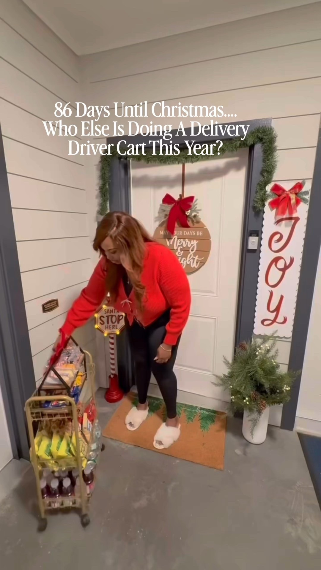 86 Days Until Christmas…. Who Else Is Doing A Delivery Driver Cart This Year?
