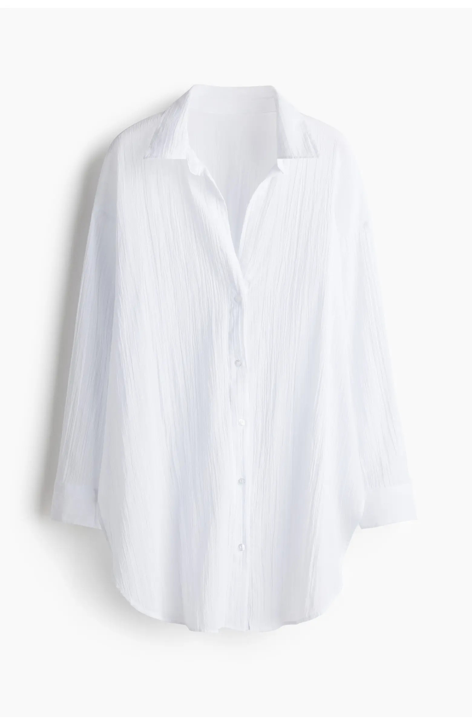 H&M Long Cotton Shirt | Nordstrom | Nordstrom