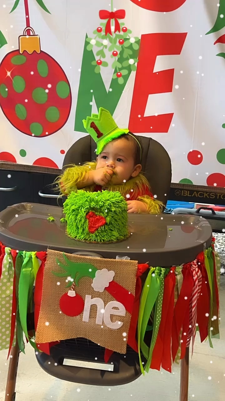 He's A Mean ONE , First Birthday Party.
Grinchmas , Baby stole Christmas ,  Grinch suit 

#LTKbaby #LTKkids #LTKHoliday