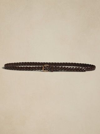 Daze Woven Leather Belt | Banana Republic (US)