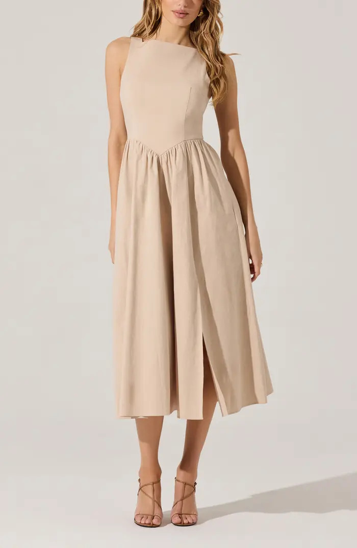 ASTR the Label Bow Back A-Line Dress | Nordstrom | Nordstrom