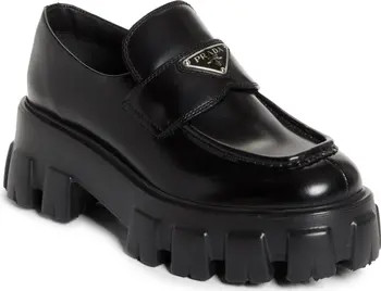 Prada Monolith Lug Sole Loafer (Women) | Nordstrom | Nordstrom