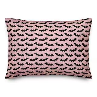 Pink & Black Bat Throw Pillow | Michaels Stores