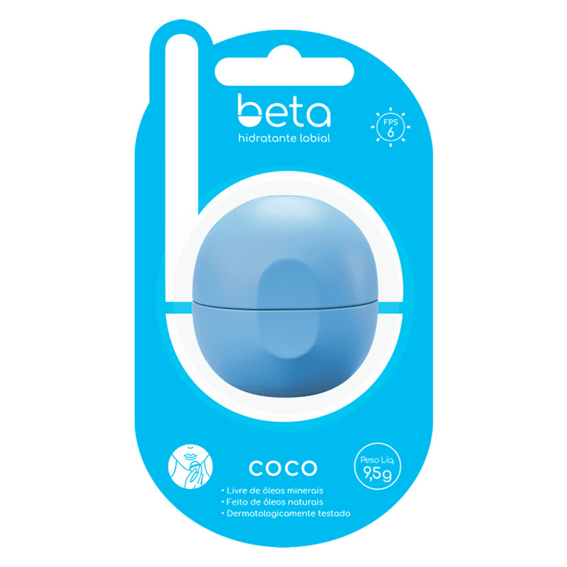 Hidratante Labial Beta Coco 9,5g | Beleza Na Web (BR)