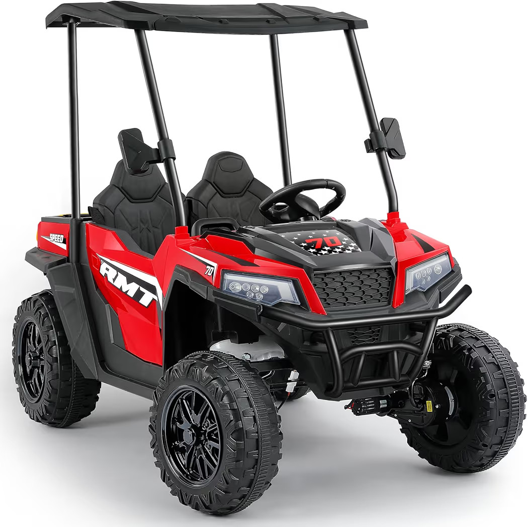 ELEMARA 24V 10AH Multifunctional Ride on Car with Dump Bed, Shovel, and Sun Shade, Large Electric... | Amazon (US)