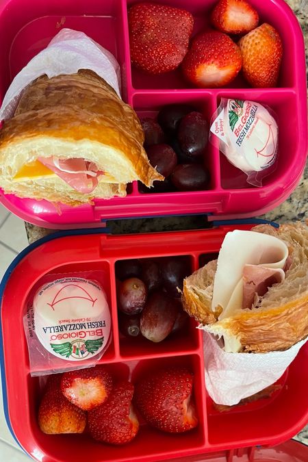 You’ll catch me packing my kid’s lunchboxes over on IG where I share what I’m packing to hopefully inspire you! I love seeing what others put in bento boxes. 

Everything stays chilled with the built-in ice pack that’s designed to snap right in. I also save myself work the next day by getting a set of spare trays to meal prep school lunches ahead of time. When they get home, the ice packs go into the freezer and everything else goes on the top rack. YES the shell and lunch tray are dishwasher safe! This is such a timesaver for our morning and evening routines. 

#LTKfamily #LTKhome #LTKkids