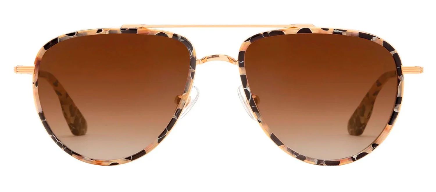 KREWE Coleman 24K Aviator Sunglasses | SOLSTICE