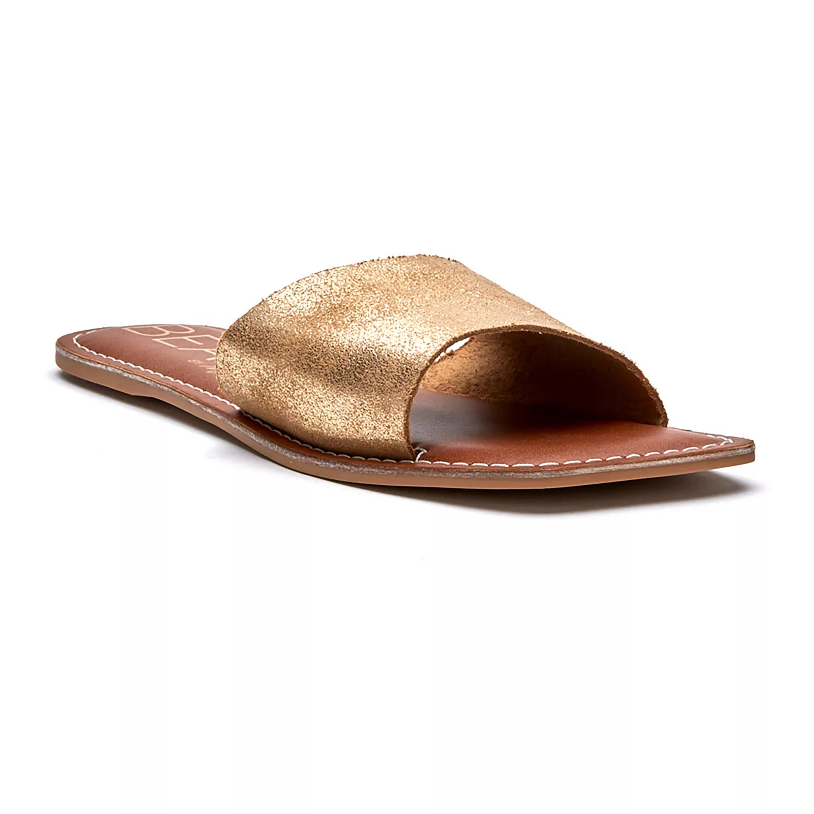 Beach by Matisse Bali Women's Suede Slide Sandals, Size: 5, Gold | Kohl's