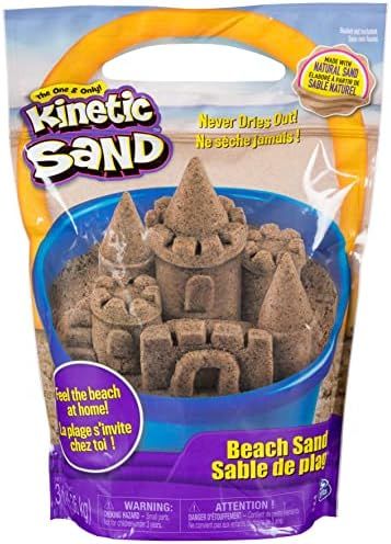 Kinetic Sand, 3lbs Beach Sand for Ages 3 and Up (Packaging My Vary) | Amazon (US)