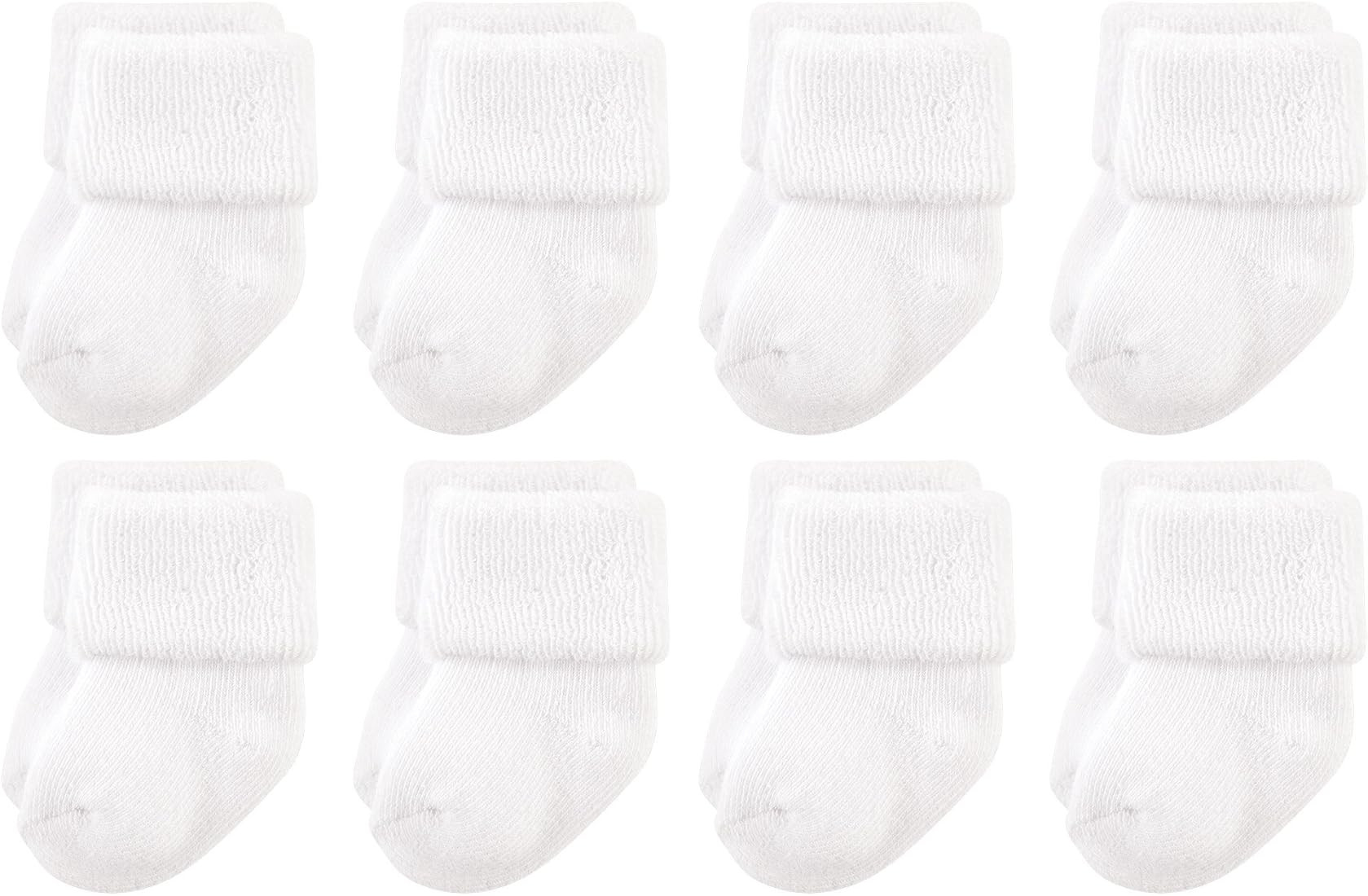Luvable Friends Baby Newborn and Baby Terry Socks | Amazon (US)
