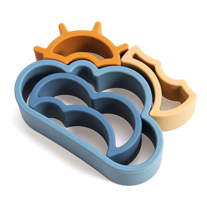 Clouds and Sun Sorting Stacking Toy | Montessori Toys for Babies | Sensory Toy | Building Puzzle ... | Amazon (US)