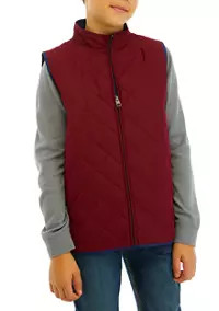 Crown & Ivy™ Boys 8-20 Quilted Vest | Belk