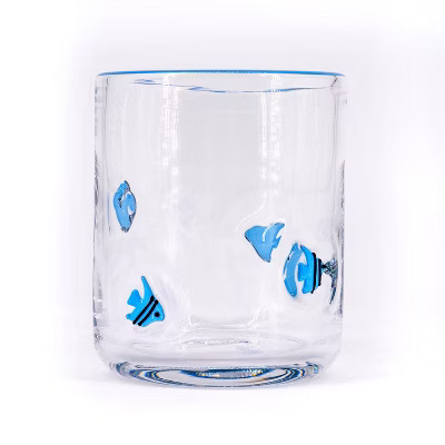 Madison Home 16 fl oz Icon Glass Fish | Target
