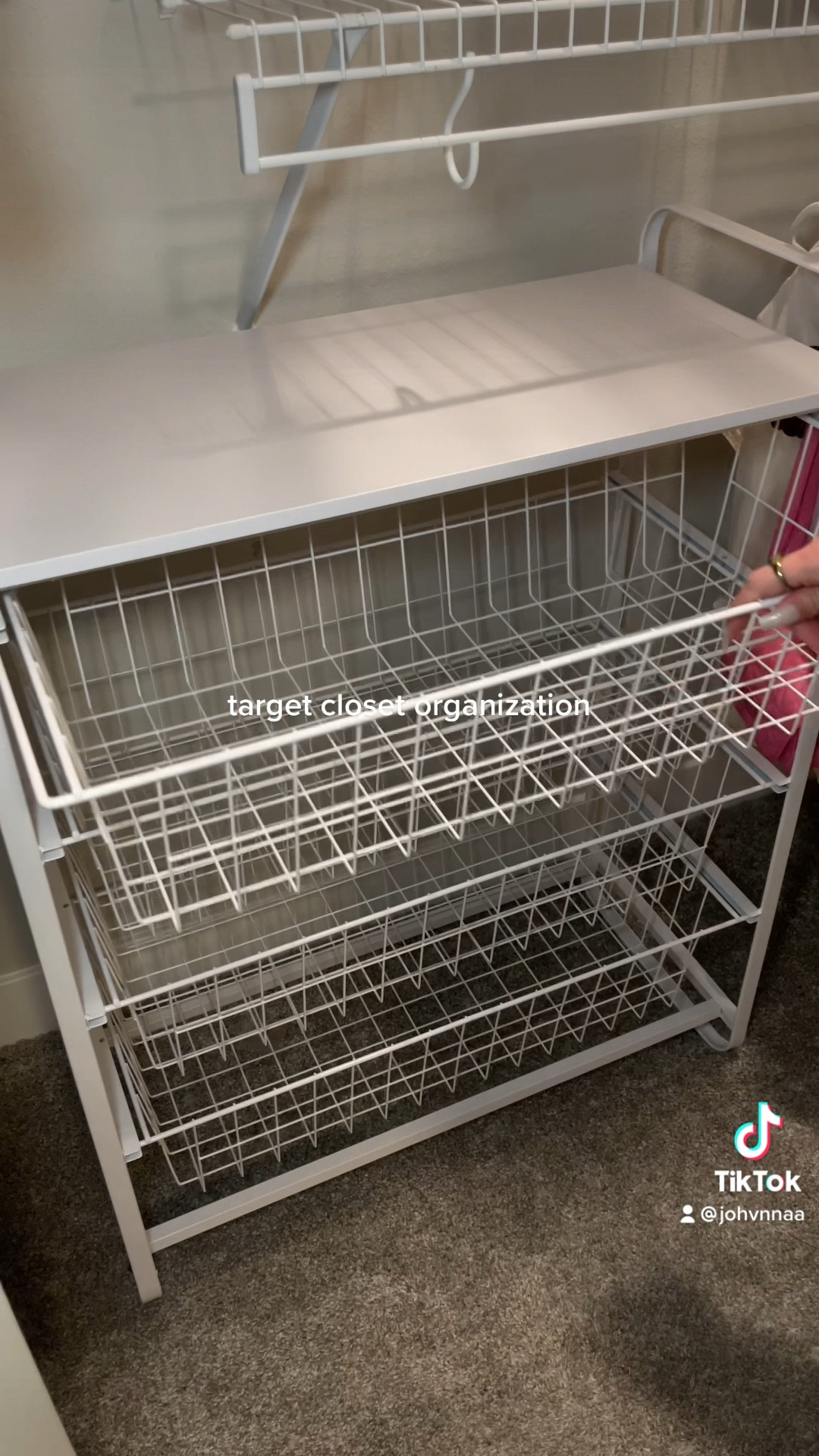 4 Drawer Metal Storage Organizer White - Brightroom™