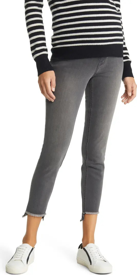 1822 Denim Step Hem Ankle Skinny Maternity Jeans | Nordstrom | Nordstrom