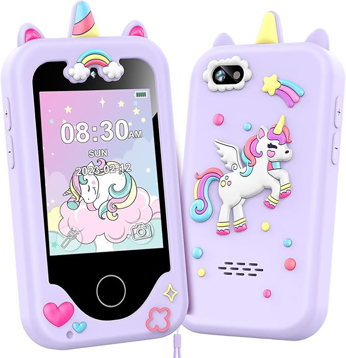 Kids Smart Phone for Girls, Christmas Birthday Gifts for Girls Age 3-10 Kids Toys Cell Phone, 2.8... | Amazon (US)