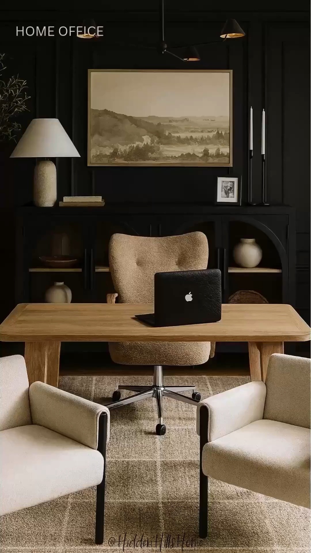 Masculine home office, desk, office chair, Home office mood board, modern transitional office design ideas, home office decor inspo, black and neutral home office mood board #office 



#LTKSaleAlert #LTKHome #LTKSeasonal