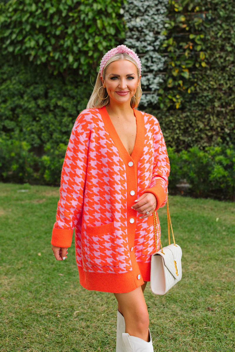 BuddyLove | Twiggy Oversized Cardigan | Sherbet | BuddyLove