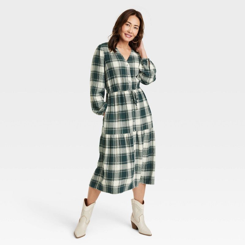 Women's Long Sleeve A-Line Dress - Knox Rose™ | Target