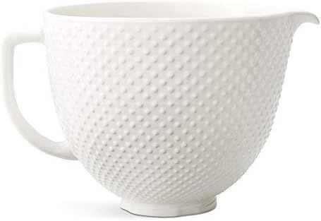 KitchenAid KSM2CB5THB Stand Mixer Bowl, 5 quart, White Hobnail Ceramic | Amazon (US)