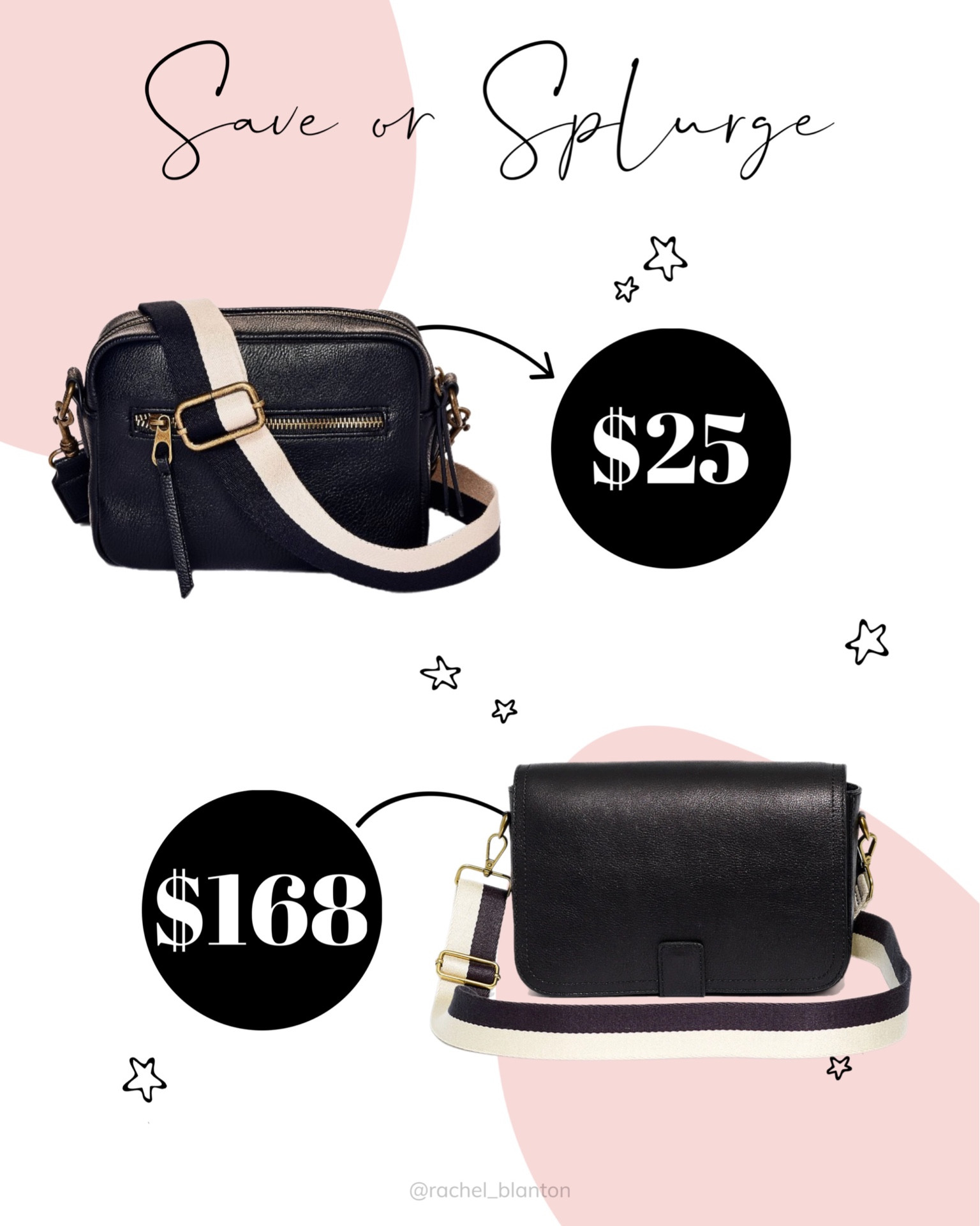 Save or splurge. Dupe, black camera crossbody. 

#LTKfindsunder50 #LTKCyberWeek #LTKitbag