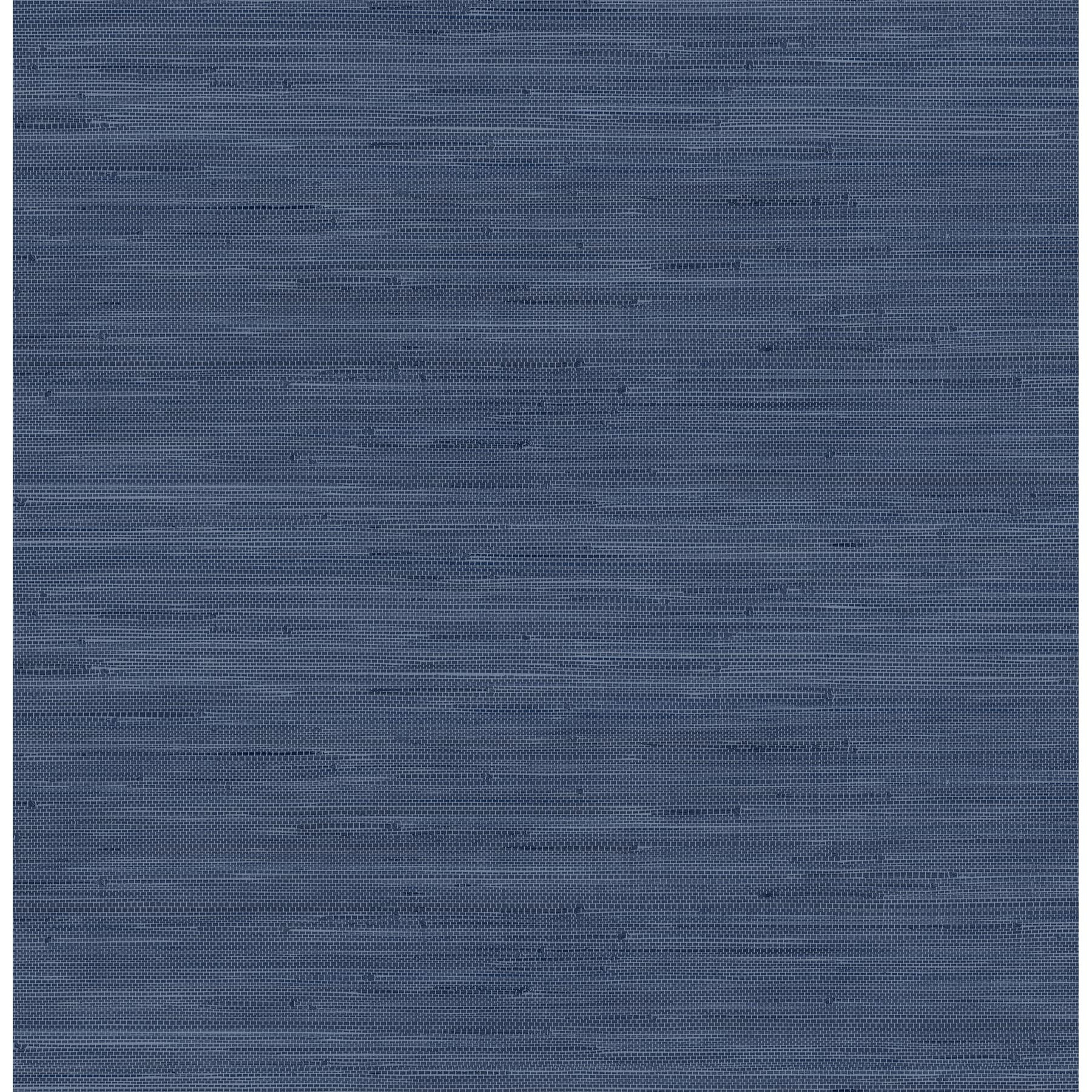 NuWallpaper x Social Social Classic Faux Grasscloth Peel and Stick Wallpaper, Navy Blue | Amazon (US)