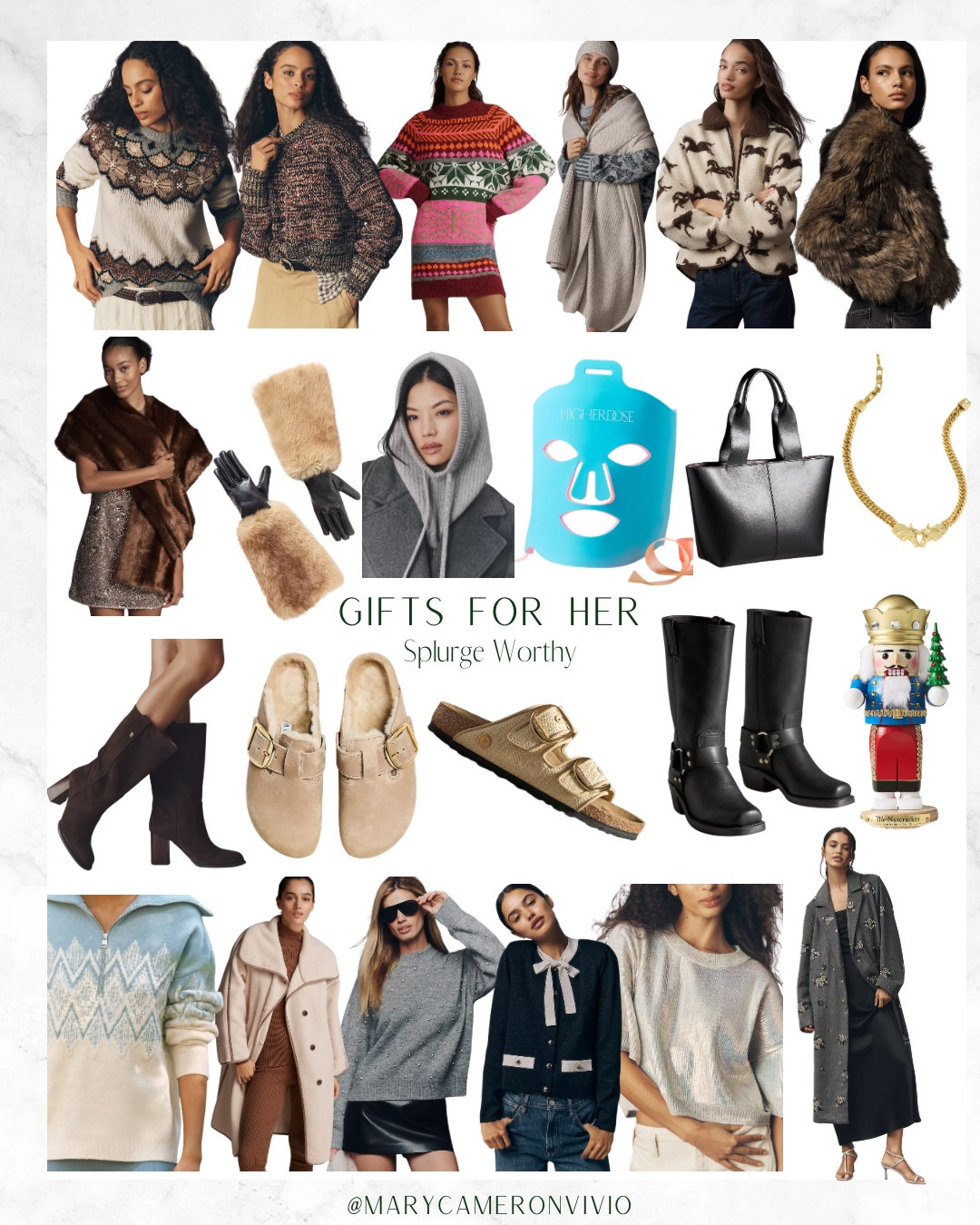 Last day to use the code ANTHRO30 for 30% off! It’s the best time to purchase something special for someone you love 🎁 Stylish, splurge-worthy items

#GiftGuide #HolidayGiftGuide #SplurgeWorthy #GiftsUnder50 #AffordableGifts #GiftsForHer  #GiftsForHim #HolidayShopping #BudgetFriendlyGifts #ChristmasGifts #Giftldeas #StylishOnABudget #GiftGuide2025

#LTKHoliday #LTKCyberWeek #LTKGiftGuide